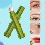 Violeta - 4 in 1 Makeup Sponge Brush Green & Almond