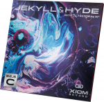 XIOM Jekyll Hyde kleepuv lauatennise kummid MAX 850036 & C52.5, Must, must