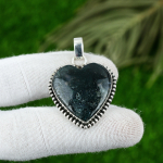 Kink naistele Ripats 925 Sterling H&otilde;be Looduslik P&auml;ikesemoss Agate Kivistus