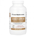 Real Mushrooms, Cordyceps-M, Seeneekstrakti pulber, 300 kapslit