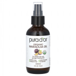 Pura D'or, Orgaaniline marakuja&otilde;li, 4 fl oz (118 ml)