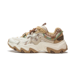 Li Ning Cat Paw Lite 2 Slip Resistant Abrasion Resistant Low top Chunky Sneakers Women's Beige AGCU176-7 37.5