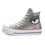 Chuck Taylor All Star Chiara Ferragni x Chuck Taylor All Star Wmns Converse 'Lift Silver' Women's 563828C 35 gray