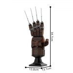 MOC A Nightmare on Elm Street Kindad Ehitusklotsid DIY Loovad R&uuml;nnakukindad Telliskivist M&auml;nguasi T&auml;iskasvanute Kingitus PDF instruction