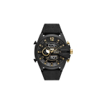 Diesel Kell Elektrooniline mehhanism Nahkrihm Must sihver Unisex Must S&otilde;dalane Isikup&auml;rane Trendikas Mood Multifunktsionaalne Unisex kellad DZ4552 Black