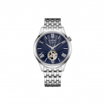 CITIZEN Mehaaniline liikumine Roostevabast terasest rihmaga k&auml;ekell Unisex Sinine sihverplaat NH9130-84L Blue Dial