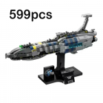MOC star N&auml;htamatu K&auml;si Kosmoselaeva Ehitusklotside Komplektid &Uuml;hilduvad Lego osakestega Sobib J&otilde;ulukingituseks 75377