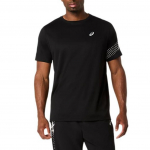 Asics Icon Jooksu T-s&auml;rk &Uuml;mmarguse kaelusega Meeste Topid 2011D458-001 L