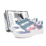 Li Ning Floating Boat Pink Mist, Box Abrasion Resistant Slip Resistant Low top Skateboard Shoes Women's Blue AGCS420-6(TeamM--BOX) 35 gray