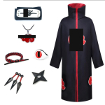Kuum m&uuml;&uuml;k Anime Ninja Akatsuki organisatsiooni keep komplekt Otsmikur&otilde;ngas Peapael Kaelakee Kuwo k&auml;em&otilde;&otilde;ga komplekt XL black