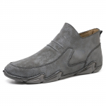 Meeste Nahast Vabaajajalatsid Kevad S&uuml;gis Meeste Vabaaeg Lamedad Rula Mood Loafers Talvised Pl&uuml;&uuml;sist Soojad Saapad 38