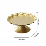 1 tk koogialus, metallist koogihoidja, &uuml;mmargune vitriin Koogialus Peotarbed magustoidualus S