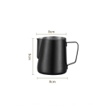 350/600 ml kohvipiima vahustamiskann 304 roostevabast terasest t&auml;pne skaala Kvaliteetne Latte Barista professionaalne kohvik