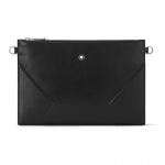 Montblanc Meisterst&uuml;ck Signature Print T&otilde;mblukuga Teraline Vasikanahast K&auml;epael Meeste K&auml;epael Must 129899 Basic Set (Bag+Dust Bag)