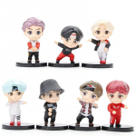 7 tk/komplekt Bangtan Boys Grupid Rm Jin Suga Jhope Jimin V Jungkook Nukk Mudel M&auml;nguasi Tegevuskuju T&auml;ht Iidol Armas Armee Kingitus Lastele M&otilde;eldud