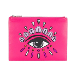 Kenzo Ikooniline Silm Tikitud Logo Reljeefne Nahk Ja Pol&uuml;uretaan K&auml;ekott Naiste k&auml;ekott S&uuml;gavlilla F852SA607L2226 Basic Set (Bag+Dust Bag)