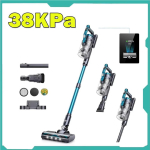BuTure VC60, 38kPa imemisv&otilde;imsus, 55min t&ouml;&ouml;aeg, HEPA filter, Nutikas OLED-ekraan, 7*2500mAh liitiumaku, 4-5 tundi laadimisaega sinine