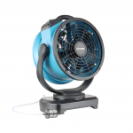 XPOWER uduventilaator FM-88W ja veepump, kinnitatav 24-gallonilisele ratastega paagile, jahutus, v&otilde;nkumine, k&otilde;rge &otilde;huvool, 3-k&auml;iguline, t&ouml;&ouml;stuslik, 14 tolli 43.5x24.5x59.8cm sinine