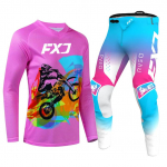motokrossi k&auml;igukomplekt lastele 4 5 6 7 8 9 10 11 12 13 aastat Noor laps Mootorrattapoiss t&uuml;druk Jersey Pant Kits v&otilde;istluskost&uuml;&uuml;m Off-road Enduro MX MTB XXL-28