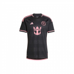 Adidas Inter Miami CF 23/24 v&otilde;&otilde;rsillevorm, kiiresti kuivav jalgpallis&auml;rk, m&auml;ngija versioon, meestele, must IS4874 M