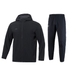 Under Armour Gradient Reflective Logo Jakk T&auml;hetr&uuml;kiga Kootud Spordip&uuml;ksid Vabaaja Spordidress Meeste &Uuml;likond Must 22600401-001+22500706-001 L