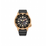 CITIZEN Eco-Drive Seeria 200 Meetrit Veekindel P&auml;ikeseenergia Kvarts PU Rihm Meeste K&auml;ekell Must T&auml;hik BN0163-00H must