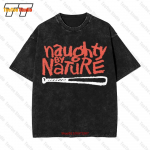 Uus Piiratud Naughty By Nature Punane Logo Vintage &Uuml;lesuuruses T-s&auml;rk S S