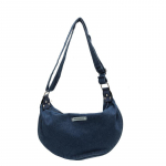 Naiste teksakott Suure mahutavusega Reguleeritava rihmaga Crossbody Sling kott Vintage Messenger kotid Vabaaja Shopper kotid 2026 &Otilde;lakott 32X10X19CM kesk&ouml;&ouml;sinine v&auml;rv