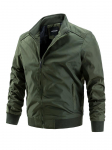 S&uuml;gistalvine Meeste Tuulejoped Meeste Sport vabaaja &Auml;ri Solid Slim Fit Meeste jakid L 55-65 kg