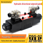 H&uuml;drauliline solenoidventiil DSG02-3C seeria: Kolme asendiga, nelja suunaga suunajuhtimisklapp 220V 3C2