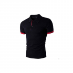 Kvaliteetne USA Mood Meeste Stiilne Vabaaja T-s&auml;rk Slim Fit Polo S&auml;rgi Topid Igap&auml;evaseks Kandmiseks Tag L=US/UK/AU S must