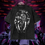 Sukuna Vintage T-s&auml;rk Anime Jujutsu Kaisen Prindiga Pestaud Puuvillane Meeste T-s&auml;rk Suvine Harajuku Streetwear Meeste Naiste Topid R&otilde;ivad S mitmev&auml;rviline
