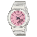 Casio P2100SR Seeria 200M Veekindel Maailmaajaga Kvartsmehhanism Vaikrihmaga K&auml;ekell Roosa sihver Naiste kellad GMA-P2100SR-7A Pink Watch Dial pink
