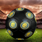 Al Nassr FC Sisejalgpalli pall V&auml;rviline K&otilde;ik vanused Suurus 5 Masin&otilde;mmeldud PVC V&otilde;istluseks Valmis Vastupidav K&otilde;rge p&otilde;rkega