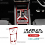 K&auml;iguvahetuse mansett Cupra Leon 2025 2026 Cupra Formentor 2025 2026 LHD RHD Automaatne s&uuml;sinikkiust stiil For RHD Red Carbon must
