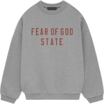 Fear of God Essentials Fliisist &Uuml;mmarguse Kaelusega Tume Hall Meeste Topid Hall 192BT246261F S gray