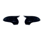 &Uuml;hilduv pullisarve modifitseeritud tahavaatepeegli korpus Mercedes W203 W211 E300 E200 E280 C180 C200 C260 jaoks Piano Black Pair for 07-09 W211 E-Series black