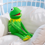 Kermit Konn Naljakas Pehmed M&auml;nguasjad K&auml;sinukud Koolikoti Konn Loom Pehme M&auml;nguasi Suur Nukk Ventrilookvi M&auml;nguvahendid Beebile 60cm roheline