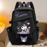 Suure mahutavusega koolikott &otilde;larihmaga; &otilde;pilaste kolmeosaline pliiatsikoti komplekt Kuromi school bag