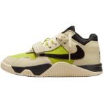 Jordan x Travis Scott Jumpman Jack TR Libisemisvastased Keskmise s&auml;&auml;rega Laste Korvpallijalatsid Beež/Must/Kollane Laste FJ2851-102 28 kollane