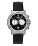 Casio Beside Kronograaf Analoog Nahkrihm Must Tihvarts Quartz BMS-500L-1A Meeste Kell must