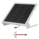 VEVOR 20W 12V p&auml;ikesepatarei hoolduslaadija, monokristalliline p&auml;ikesepaneeliga akulaadija sisseehitatud MPPT-kontrolleri ja reguleeritava kinnitusklambriga 39.1 x 33 x 32 cm