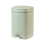 Ruudukujuline kaanega ja jalgpedaaliga kahekordse avaga pr&uuml;gikast kodu ja kontori jaoks, triibulise disainiga, suur maht Alex Trash Can
