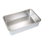 Eriti suur roostevabast terasest avatud liivakast Maine Cooni kassidele - pritsmekindel, kergesti puhastatav 40*30cm Lid Only white