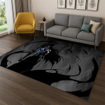 Anime Bleach Kurosaki Ichigo Multikakujuline Vaip Magamistoa, Elutoa, Diivani, Uksemati, KoduDekori jaoks, Laste M&auml;nguala Vaip Libisemisvastane 100cm x 150cm