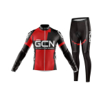 2023 UUS Pro GCN Team S&uuml;gisene Rattas&auml;rgi Komplekt P&uuml;ksid Ropa Maastikuratta S&auml;rk 9D Geeliga Rattap&uuml;ksid Pikkade Varrukatega &Uuml;likond XL