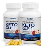 Keto GLP-1 Tugevdajad Kapslid &ndash; 1500mg ACV, Berberiin, BHB & NAD+ Segu &ndash; Toetab Kaaluhaldust, Ainevahetust & Energiat (60 t&uuml;kki) 2pack