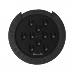 VERTECHnk SM-10 Guitar Soundhole kate Heliaugu tagasisidepuhver must 100mm must