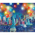 5D DIY Teemantmaal Linna Ilutulestik Tikand Ristpistes Rhinestone Mosaiic Kodukaunistus 20X30CM