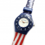 Freegun [N0128] - Montre cr&eacute;ateur 'Freegun' America (ultra plat) sinine